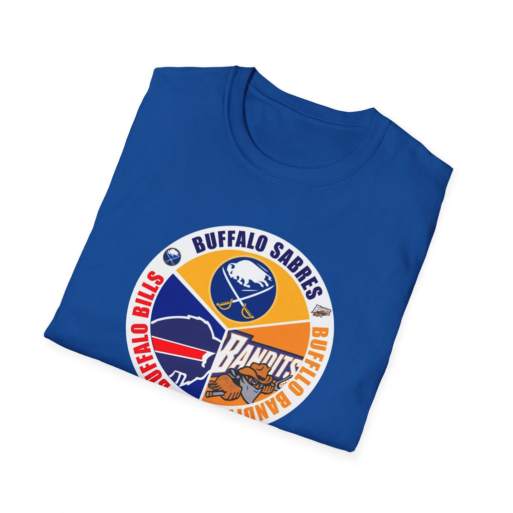 Buffalo Bandits Vintage Logo T-Shirt — Buffalo Lacrosse Fan Tee