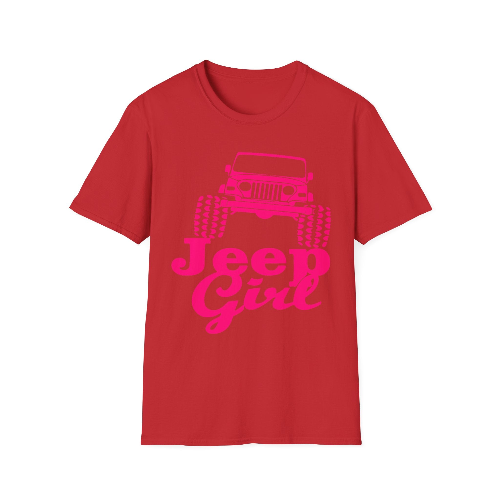 Jeep Girl T-Shirt – Pink Off-Road Graphic Tee for Women