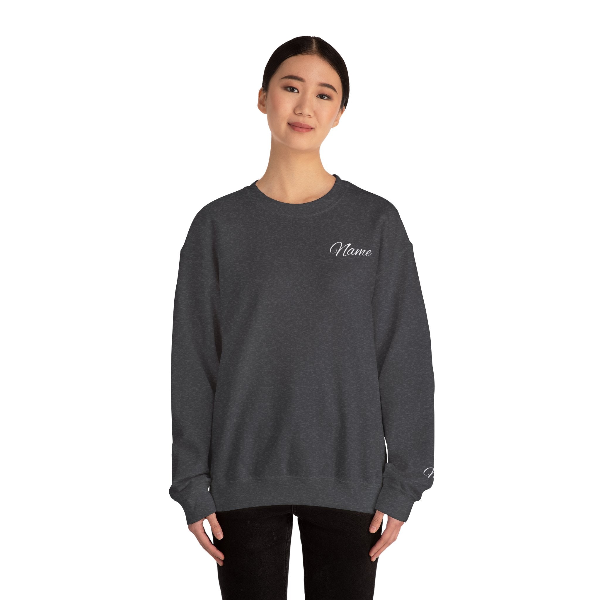 Customizable Sweatshirt Embroidered