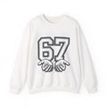 Crewneck Sweatshirt — 67 with Open Hands Graphic