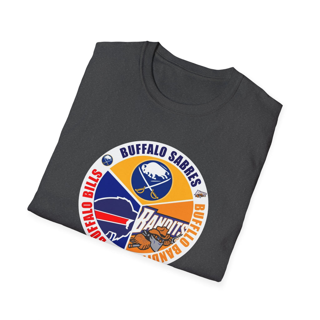 Buffalo Bandits Vintage Logo T-Shirt — Buffalo Lacrosse Fan Tee