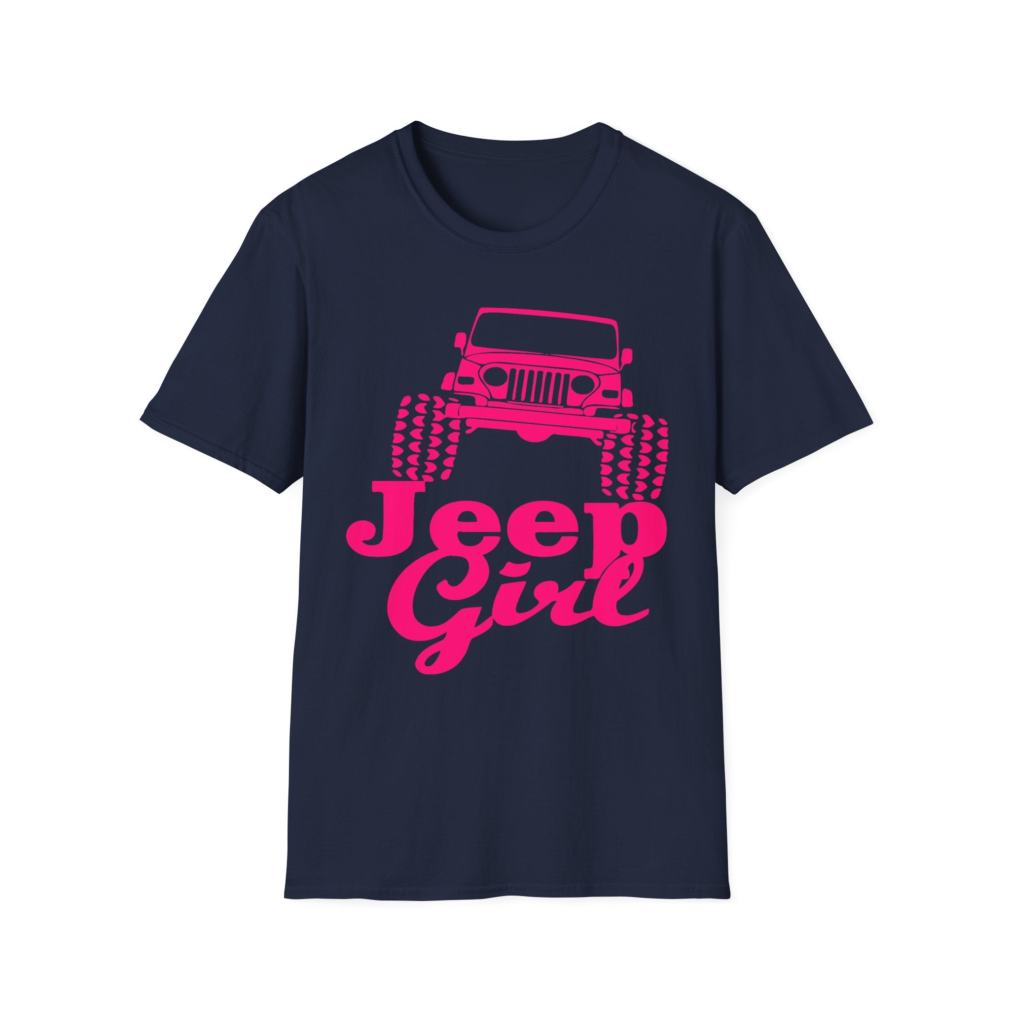 Jeep Girl T-Shirt – Pink Off-Road Graphic Tee for Women