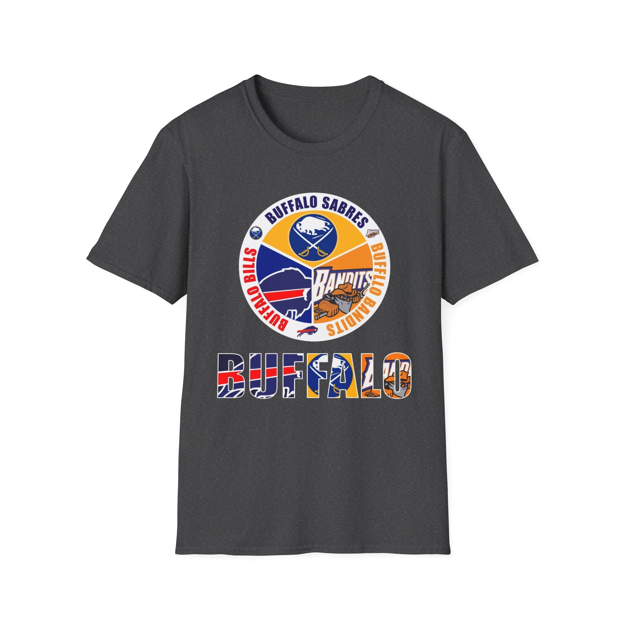 Buffalo Bandits Vintage Logo T-Shirt — Buffalo Lacrosse Fan Tee