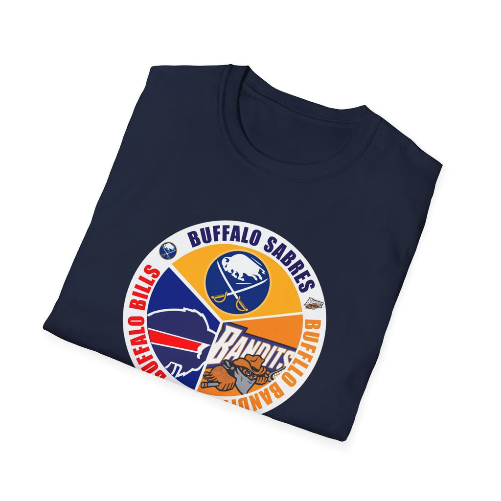 Buffalo Bandits Vintage Logo T-Shirt — Buffalo Lacrosse Fan Tee