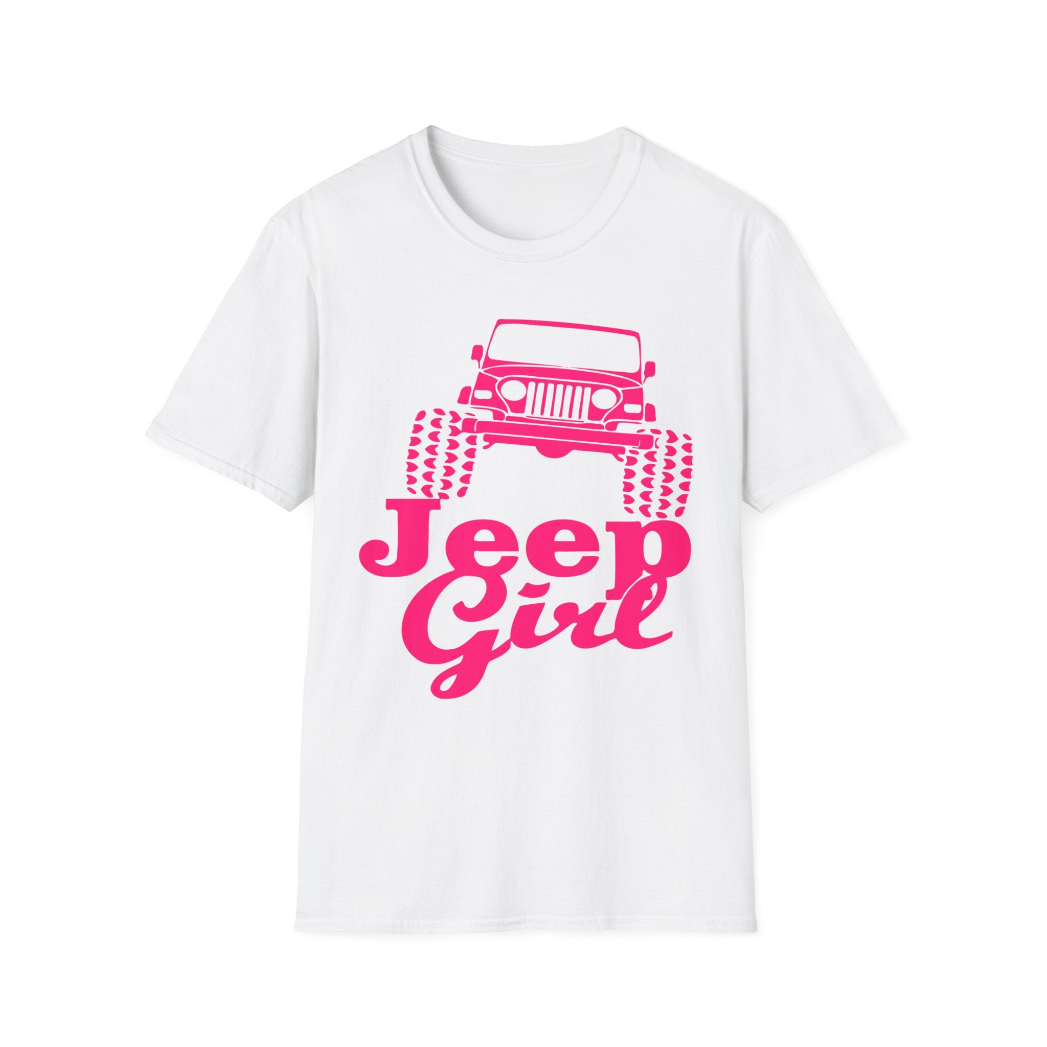 Jeep Girl T-Shirt – Pink Off-Road Graphic Tee for Women