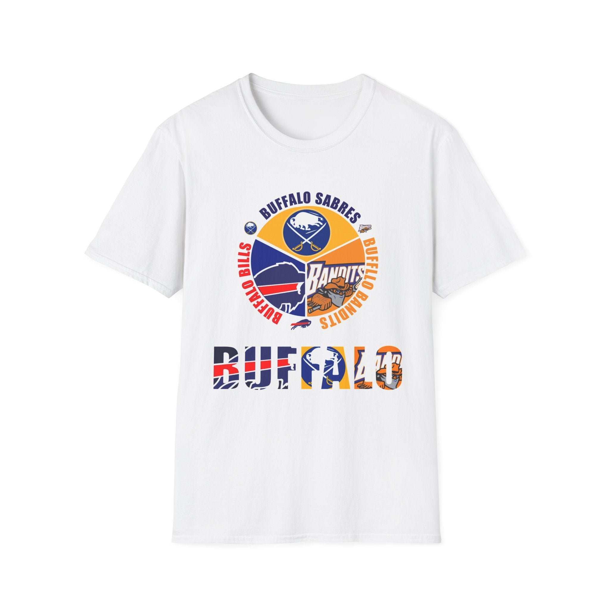 Buffalo Bandits Vintage Logo T-Shirt — Buffalo Lacrosse Fan Tee
