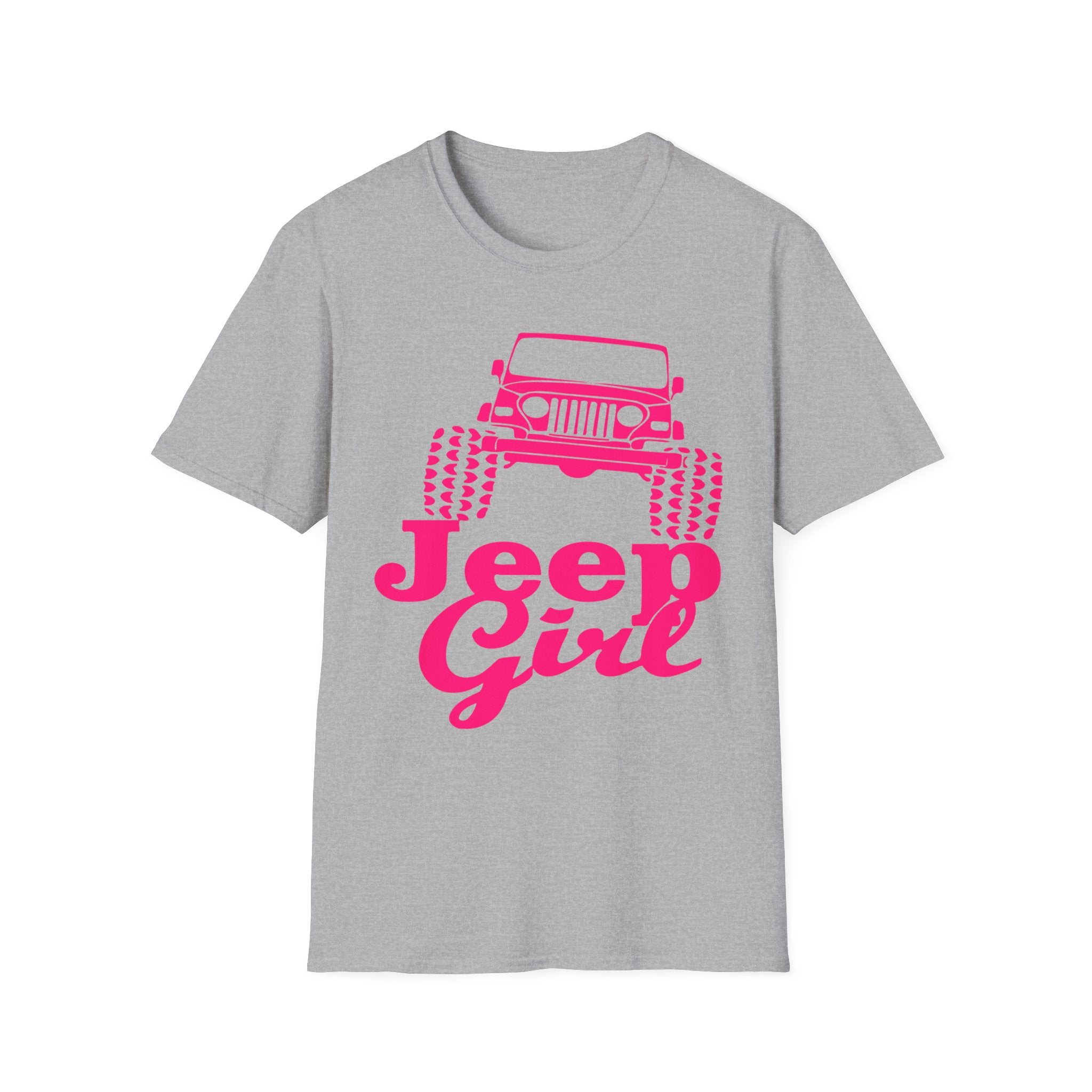 Jeep Girl T-Shirt – Pink Off-Road Graphic Tee for Women