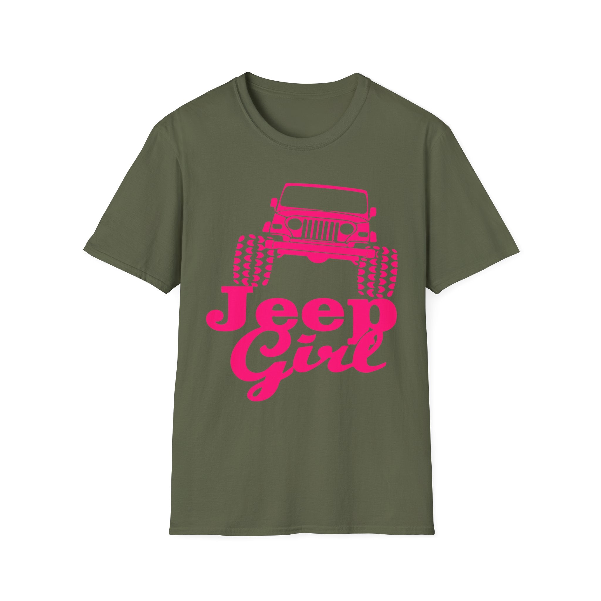 Jeep Girl T-Shirt – Pink Off-Road Graphic Tee for Women
