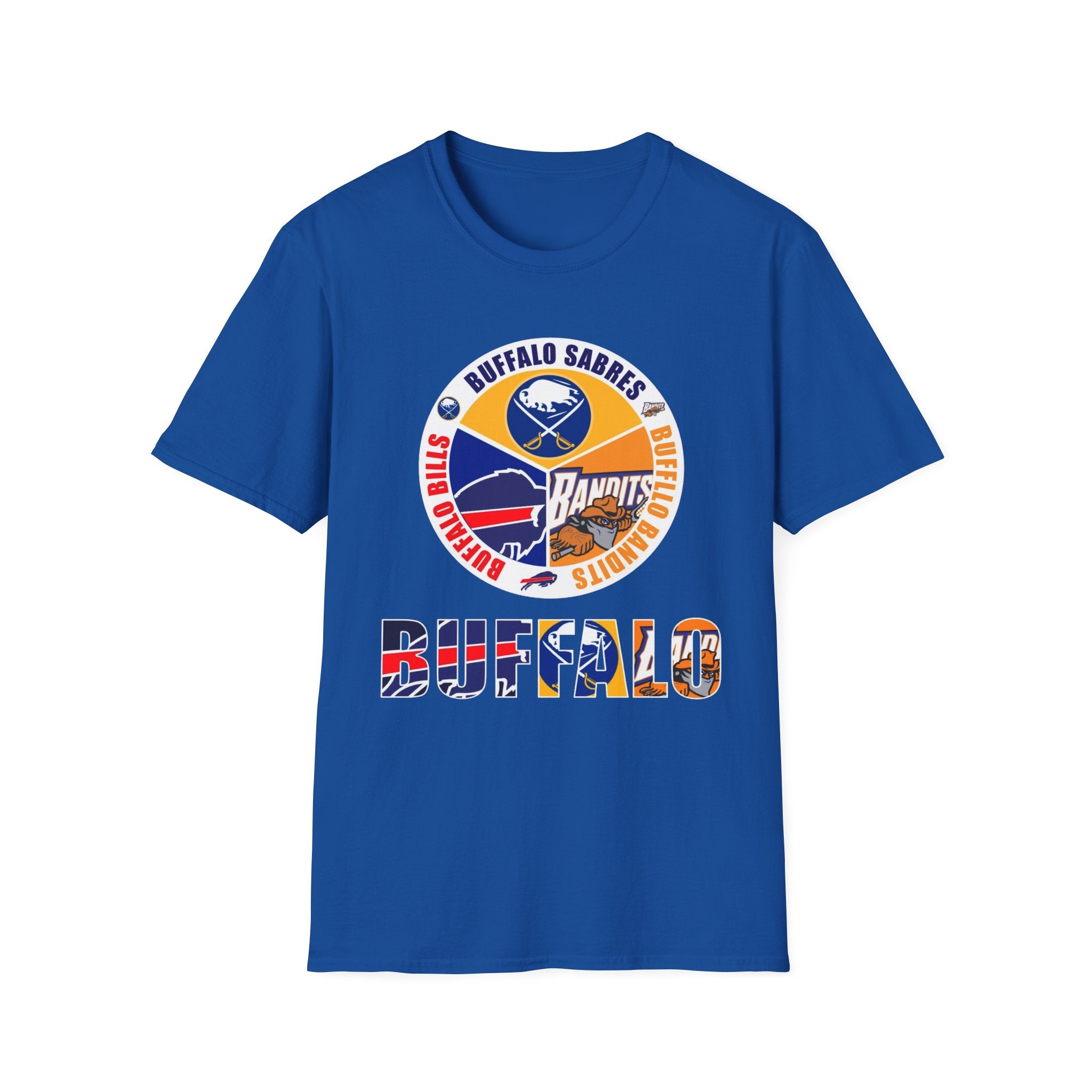 Buffalo Bandits Vintage Logo T-Shirt — Buffalo Lacrosse Fan Tee