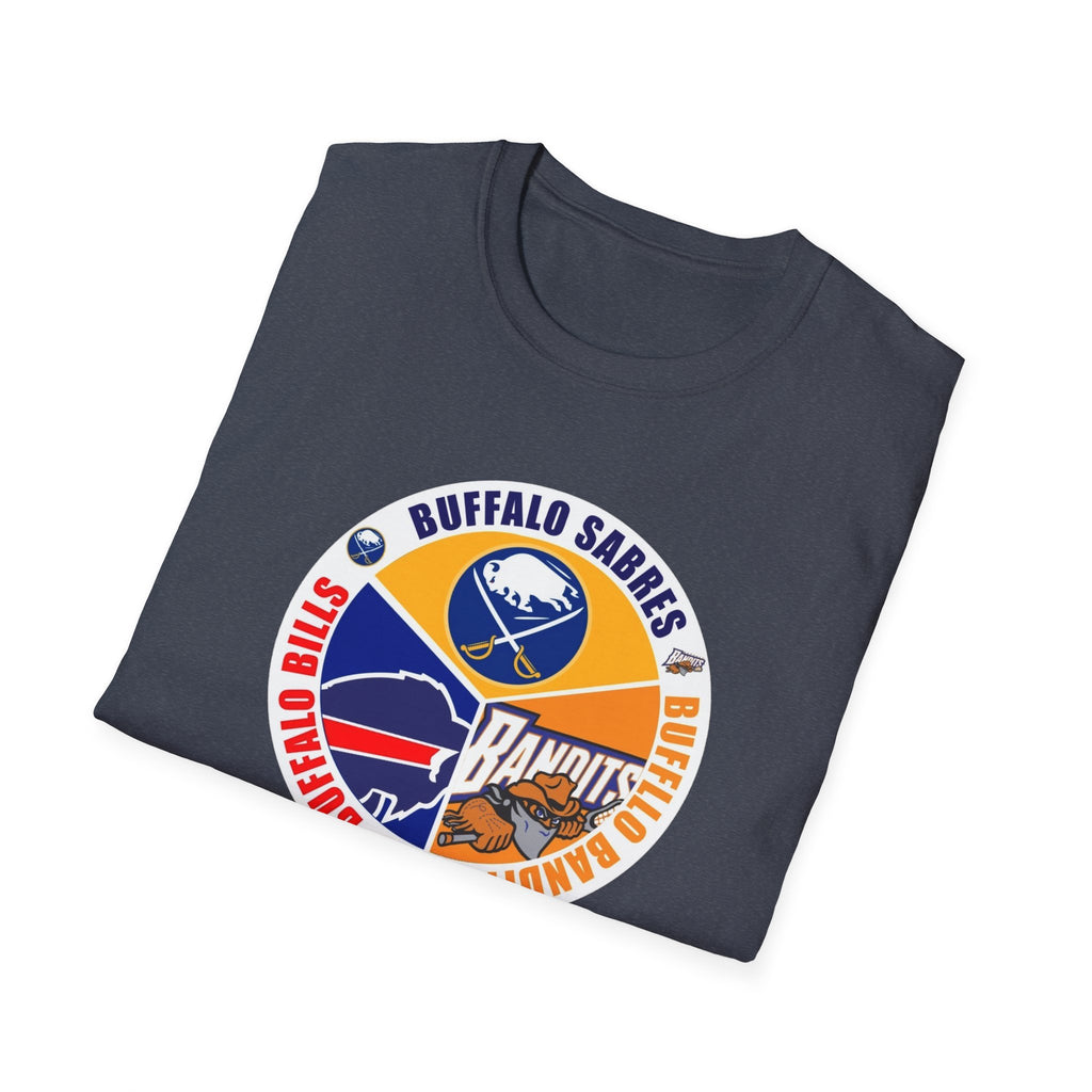 Buffalo Bandits Vintage Logo T-Shirt — Buffalo Lacrosse Fan Tee