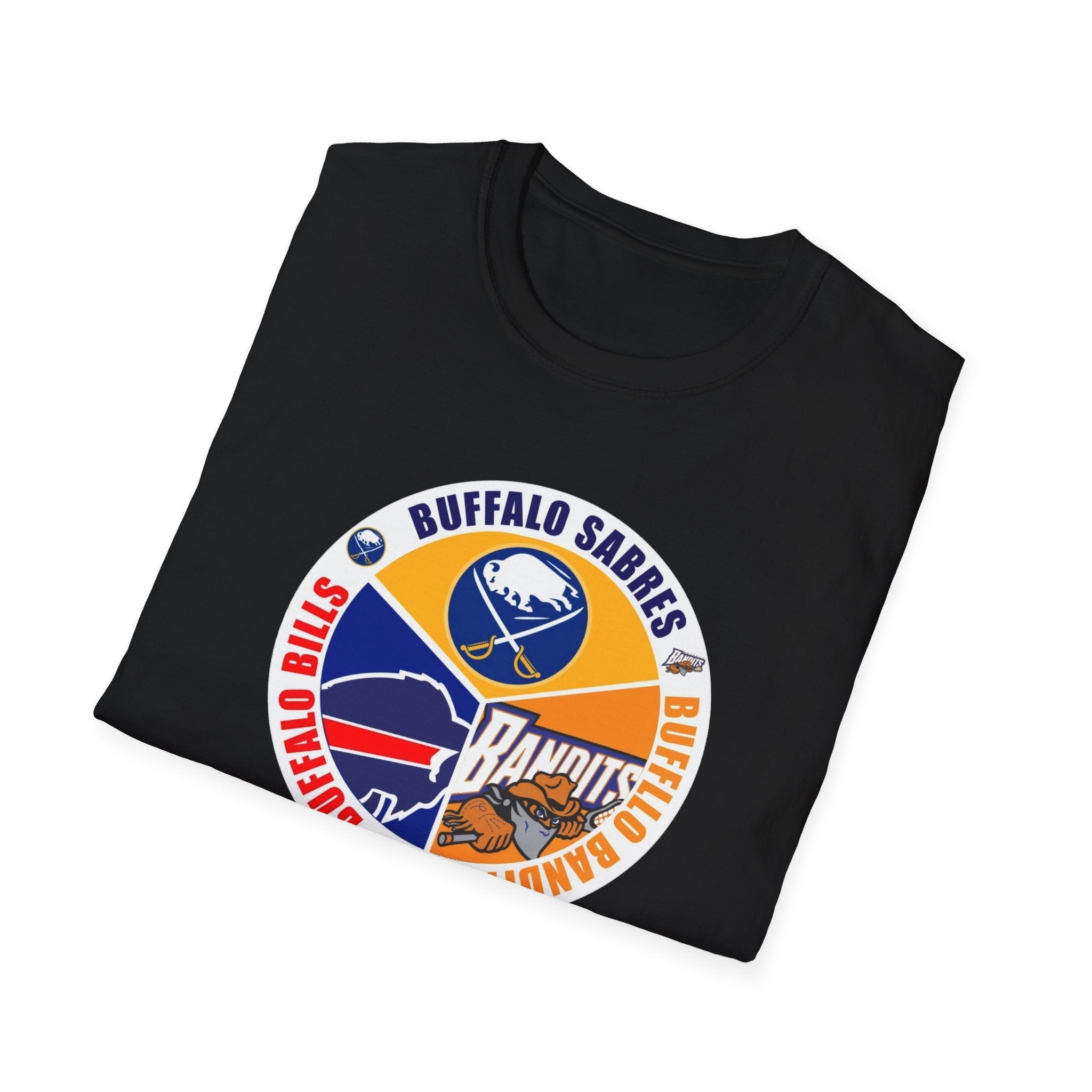Buffalo Bandits Vintage Logo T-Shirt — Buffalo Lacrosse Fan Tee
