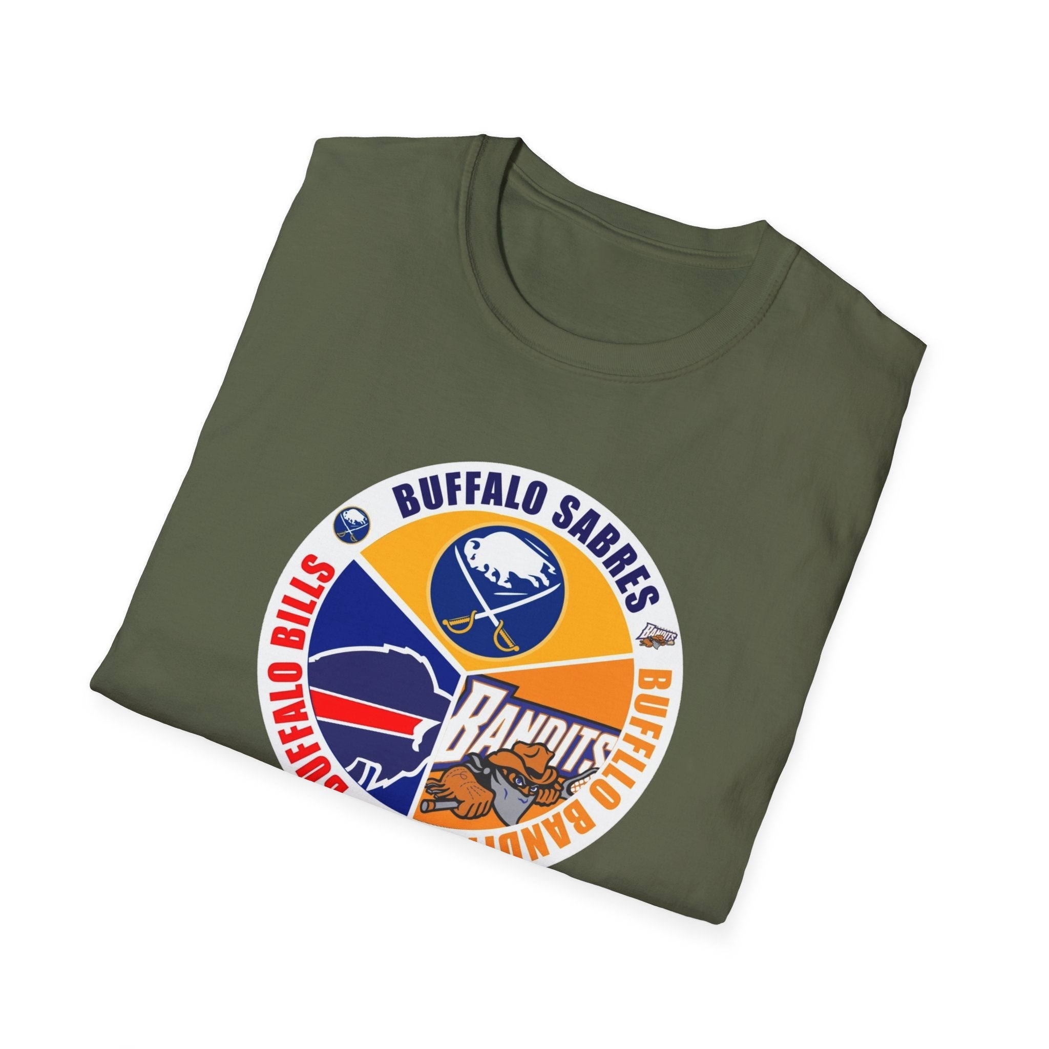 Buffalo Bandits Vintage Logo T-Shirt — Buffalo Lacrosse Fan Tee