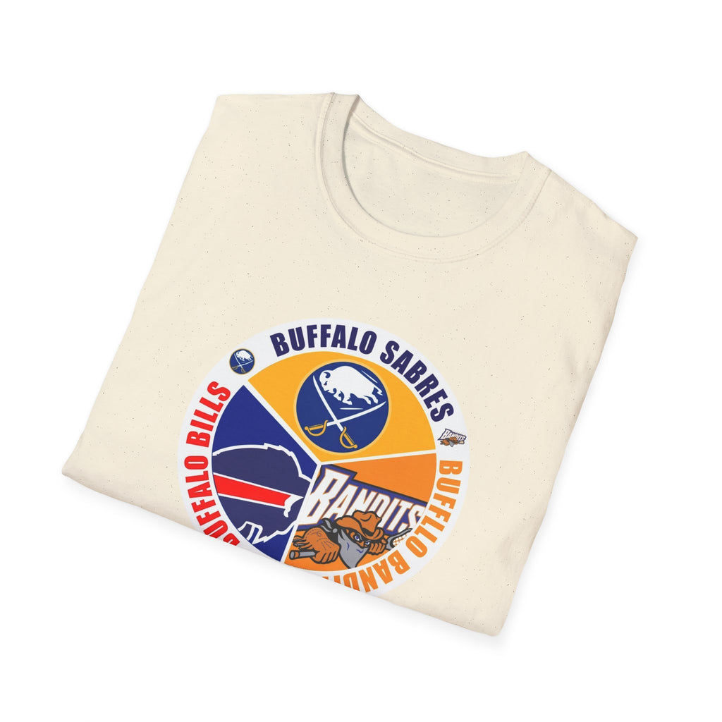 Buffalo Bandits Vintage Logo T-Shirt — Buffalo Lacrosse Fan Tee