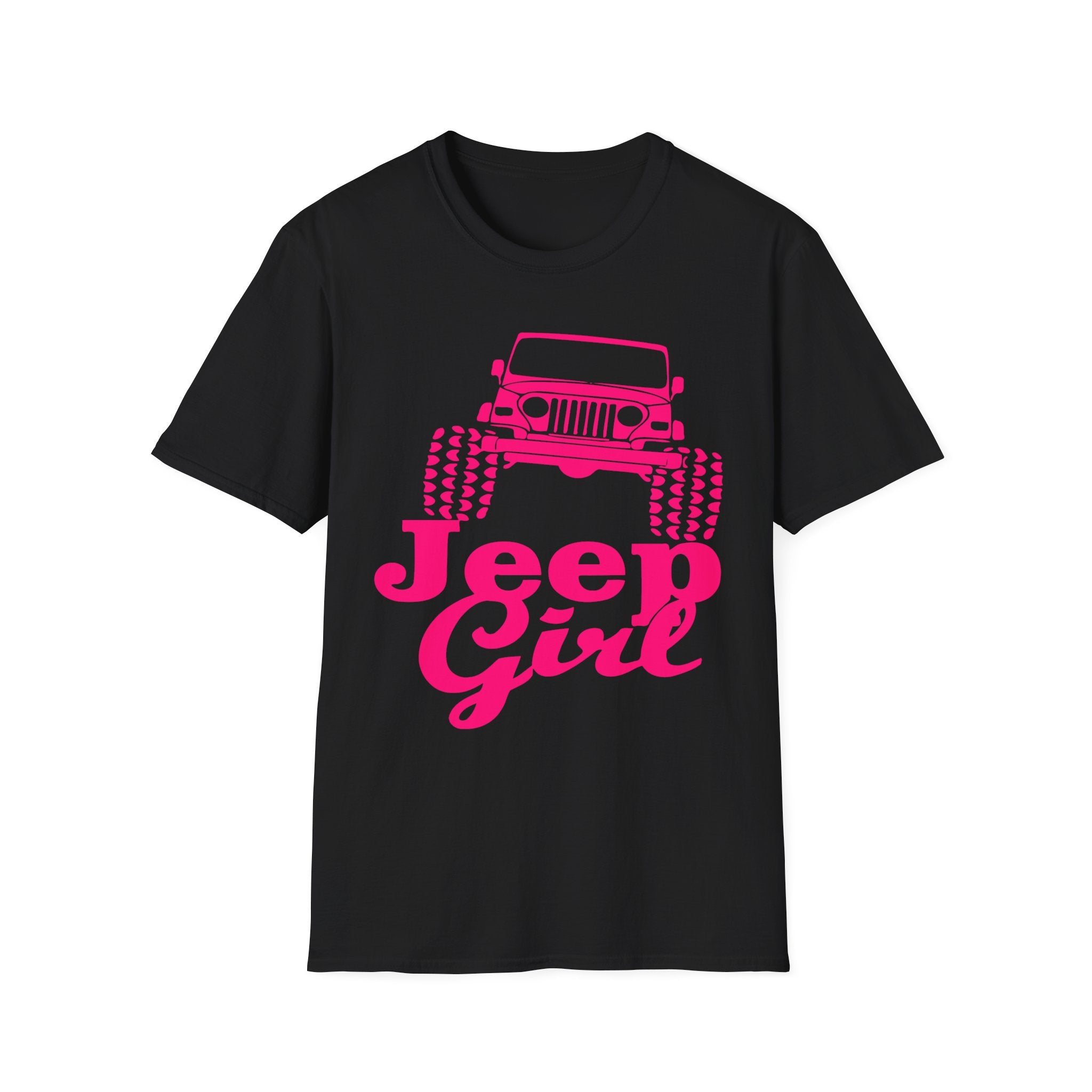Jeep Girl T-Shirt – Pink Off-Road Graphic Tee for Women