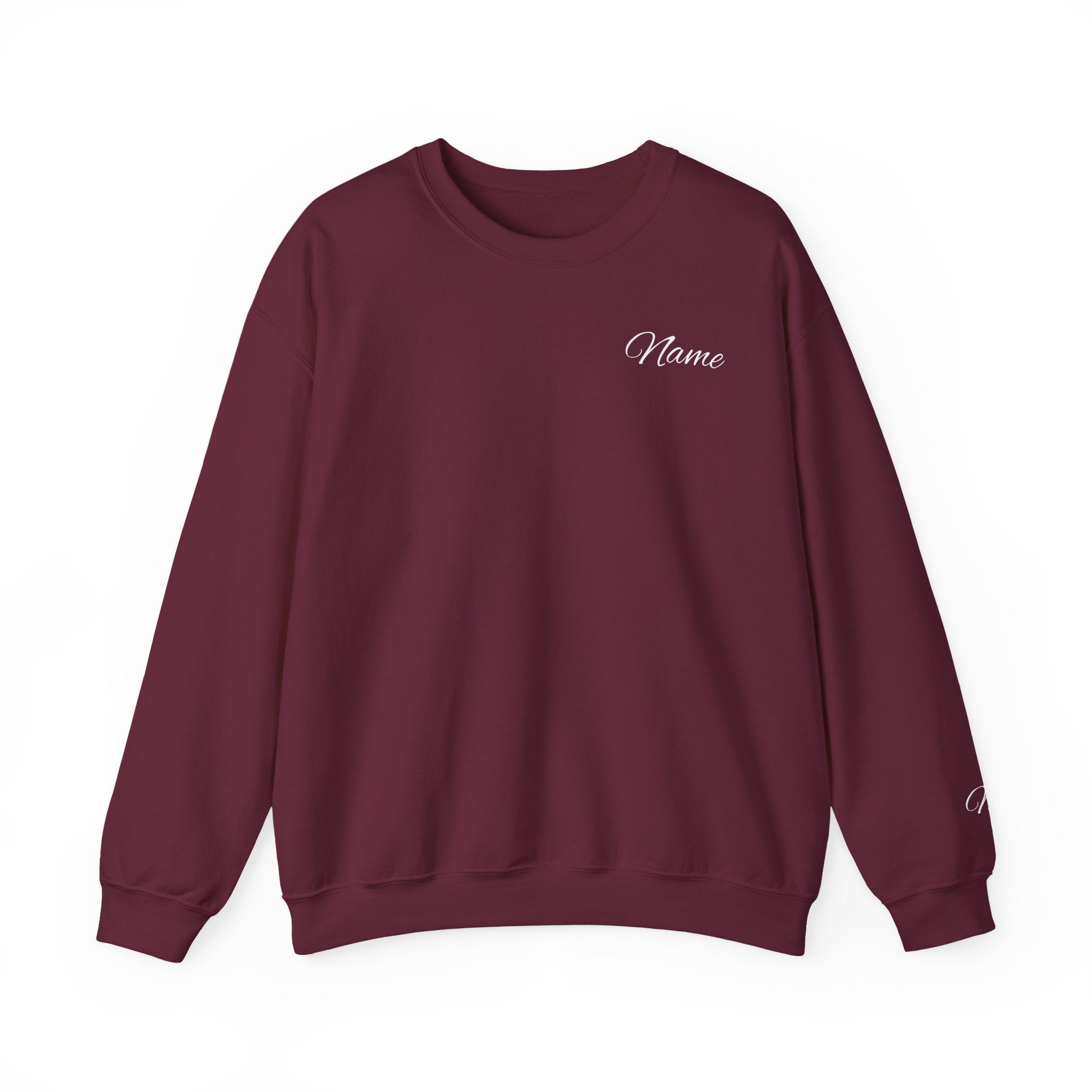 Customizable Sweatshirt Embroidered