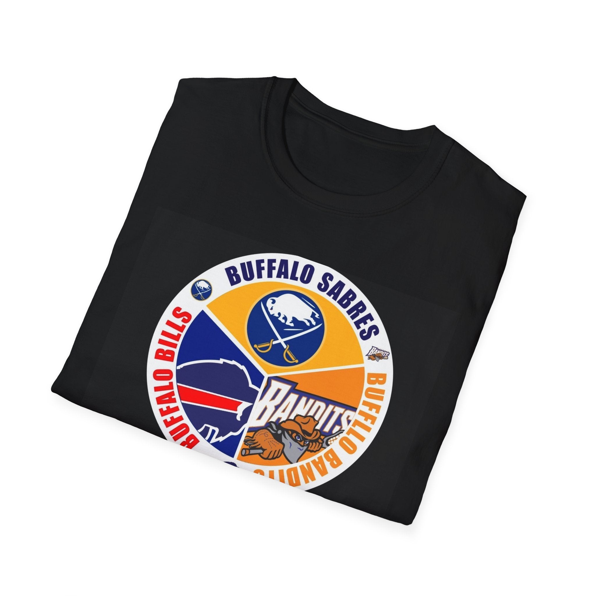 Buffalo Retro Hockey Tee — Classic Sabres/Bandits Logo Shirt