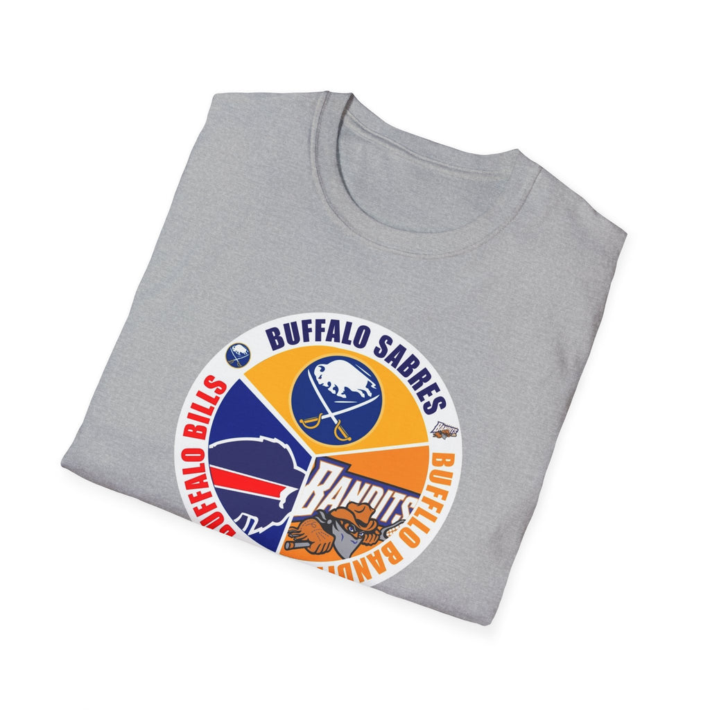 Buffalo Bandits Vintage Logo T-Shirt — Buffalo Lacrosse Fan Tee