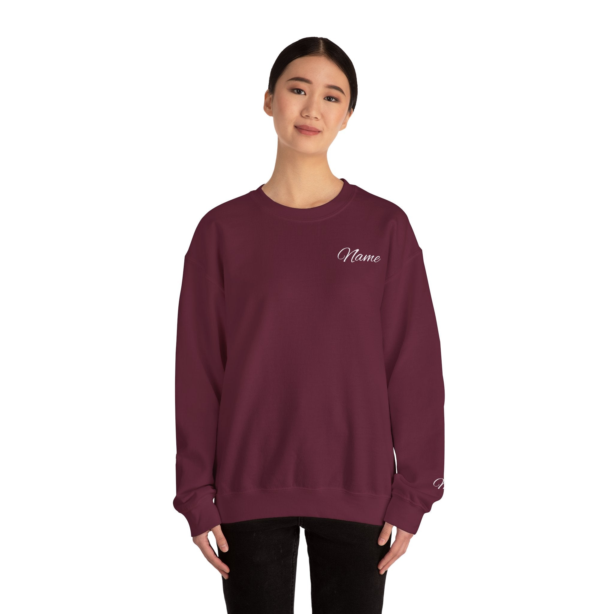 Customizable Sweatshirt Embroidered