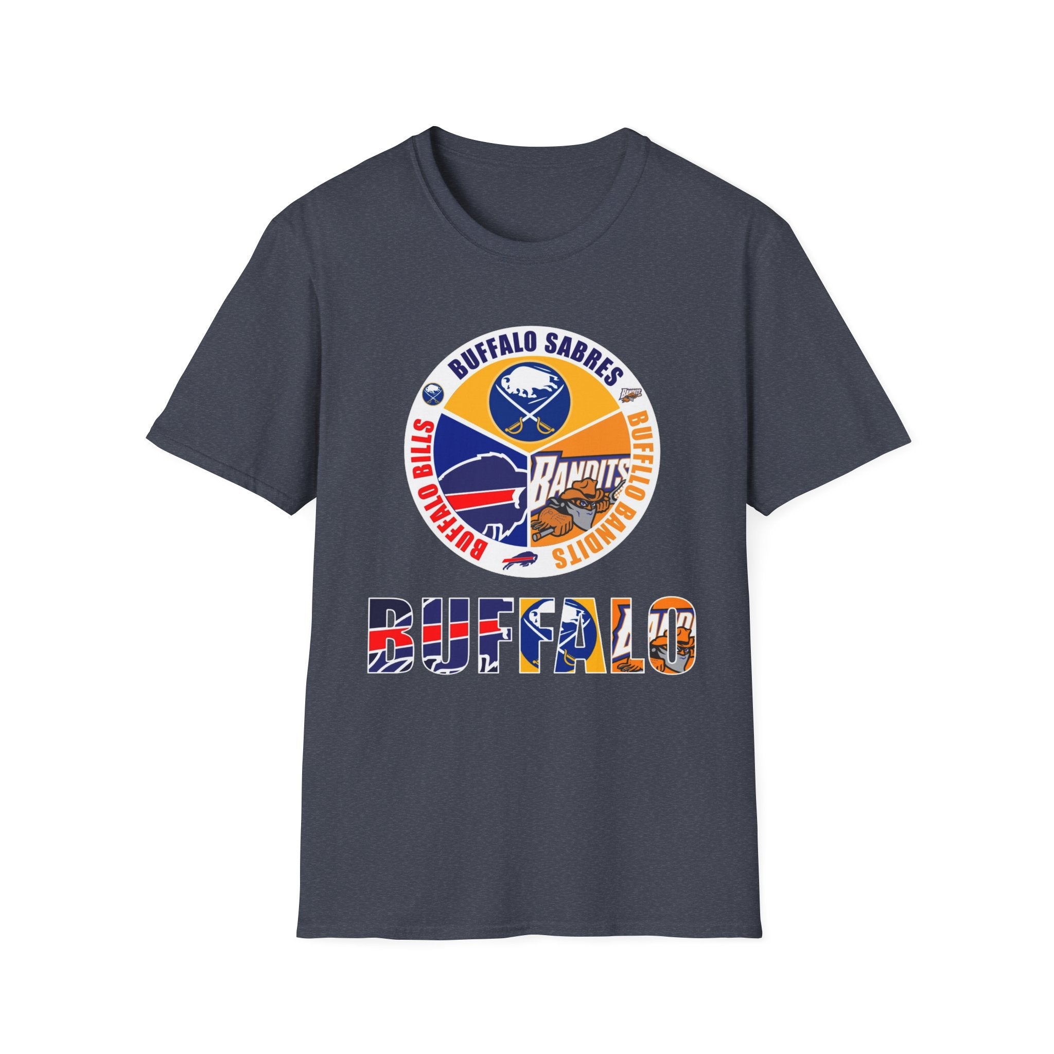 Buffalo Bandits Vintage Logo T-Shirt — Buffalo Lacrosse Fan Tee
