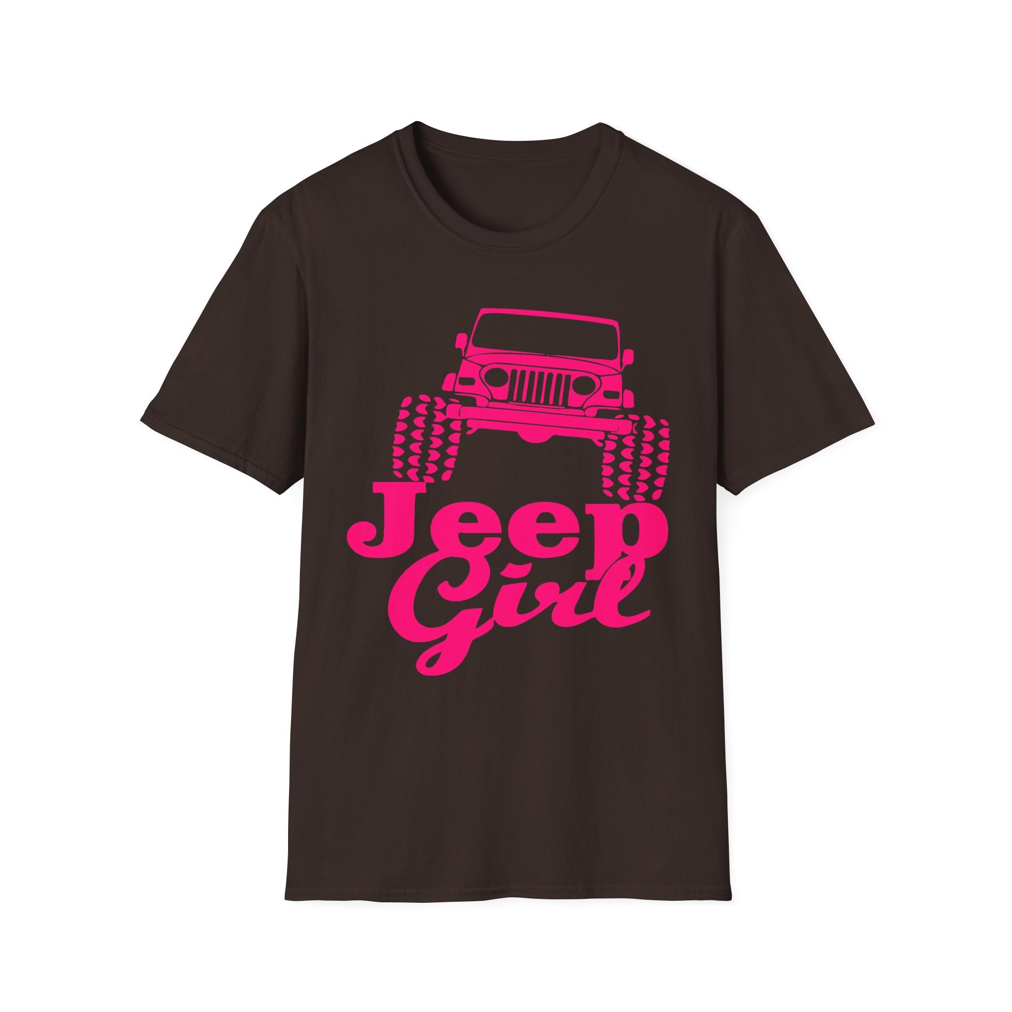 Jeep Girl T-Shirt – Pink Off-Road Graphic Tee for Women